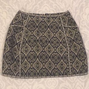Francesca's mini skirt tribal pattern small